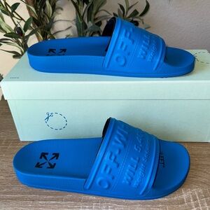 Slides Sandels Off-White blue
